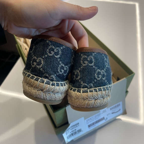 Gucci jacquard denim espadrilles - Picture 3 of 7